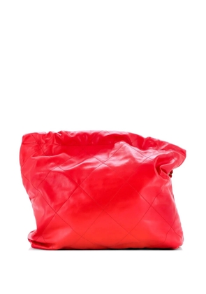 CHANEL Pre-Owned 22 Chain Quilted Calfskin Medium hobo bag - Red