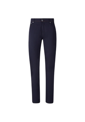 Richard J. Brown Milano logo-patch jeans - Blue