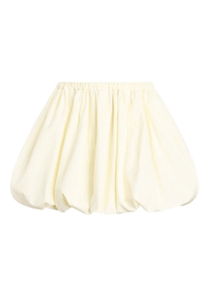 Patou elasticated-waist bloomer mini skirt - Yellow