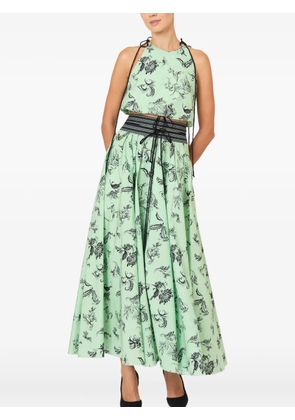 Rosie Assoulin floral-print top - Green
