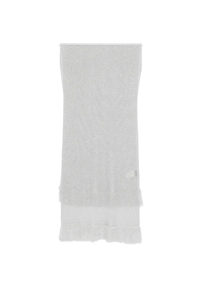Neera fringed scarf - Silver