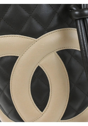 CHANEL Pre-Owned 2005 Cambon Ligne quilted leather tote bag - Brown