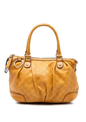 Gucci Pre-Owned 2016-2025 Guccissima Sukey satchel - Yellow