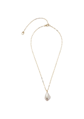 Lizzie Fortunato Oasis pearl-pendant necklace - Gold