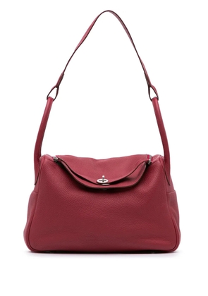 Hermès Pre-Owned 2015 Clemence Lindy 34 satchel - Red