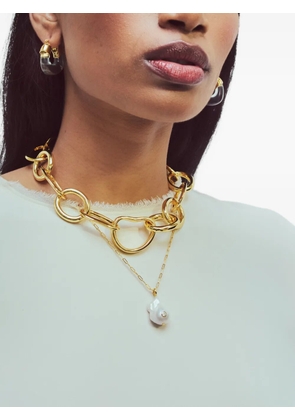 Lizzie Fortunato Oasis pearl-pendant necklace - Gold