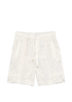 Eleventy patterned deck shorts - Neutrals