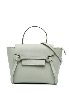 Celine Pre-Owned 2018 Nano Grained Calfskin Belt Bag satchel - Green