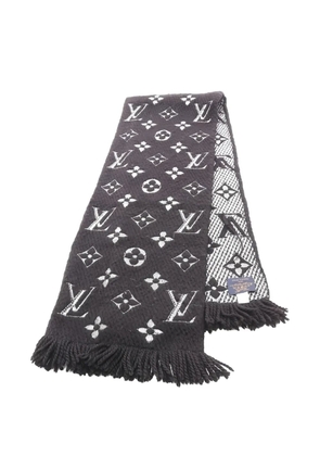 Louis Vuitton Pre-Owned 2018 Logomania jacquard scarf - Black