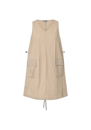 Blauer v-neck pocket dress - Neutrals