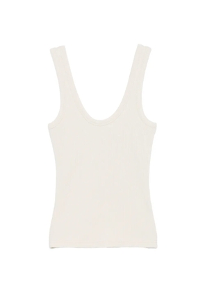 Tela D.Sofia ribbed tank top - Neutrals