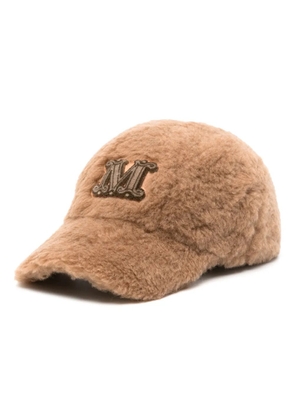 Max Mara logo-patch baseball cap - Brown