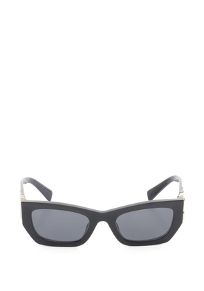 Miu Miu Pre-Owned 2010s Glimpse logo-detail sunglasses - Black