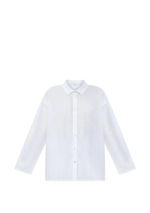 Hanro drop-shoulder button-up shirt - White