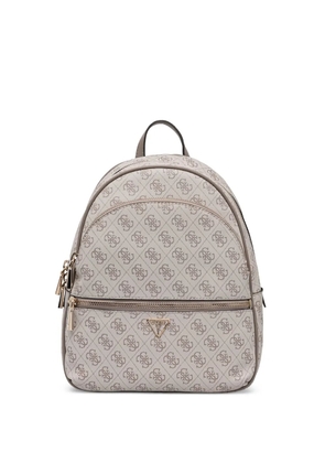 GUESS USA pattern zip backpack - Neutrals