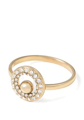 Karl Lagerfeld crystal-embellished ring - Gold