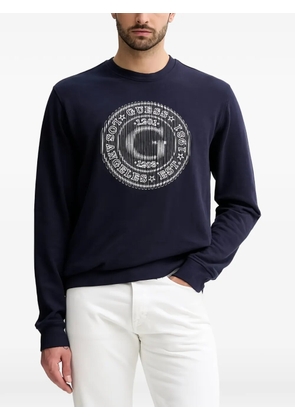 GUESS USA graphic round-neck sweatshirt - Blue
