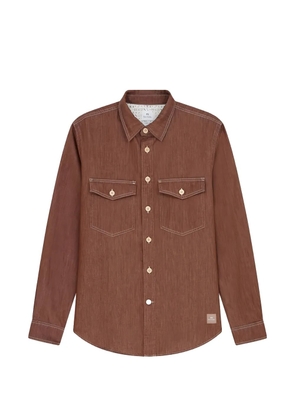 Paul Smith buttoned pocket shirt - Brown