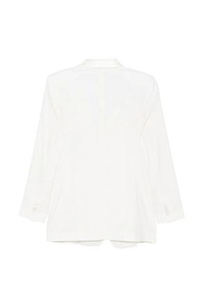 Tagliatore Lou shawl-lapel suit - White