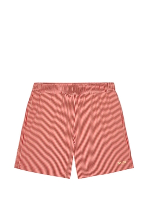NN07 striped holiday swim shorts - Red