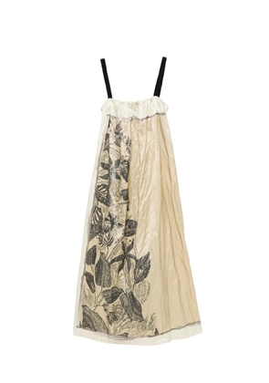 Tela D.Erin floral-print midi dress - Neutrals