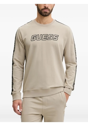 GUESS USA logo-print sweatshirt - Neutrals