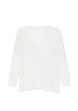 absolut cashmere V-neck top - Silver