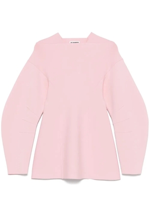 Jil Sander crew-neck sweater - Pink