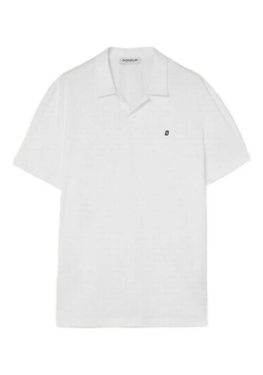 DONDUP small-logo cotton polo shirt - White