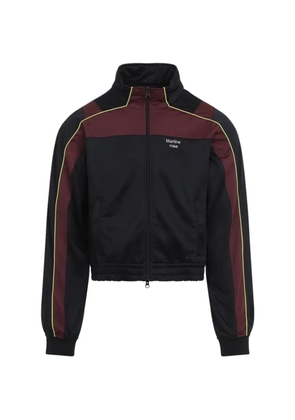 Martine Rose Shrunken zip-up track jacket - Black