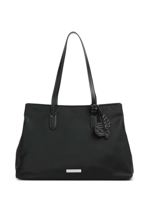 Karl Lagerfeld Ikon logo-detail shoulder bag - Black