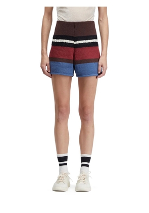 Osklen striped cabinet shorts - Blue