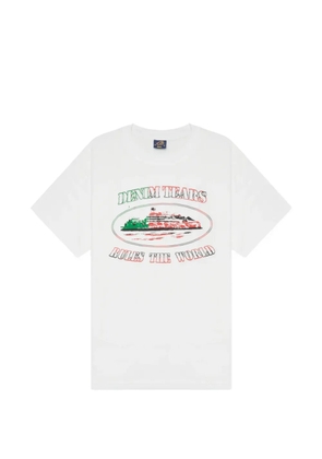 CORTEIZ x Denim Tears Alcatraz graphic-print T-shirt - White