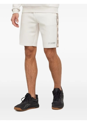 GUESS USA Mickey logo-tape track shorts - Neutrals