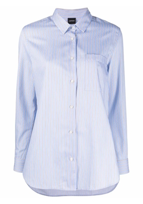 ASPESI striped cotton shirt - Blue