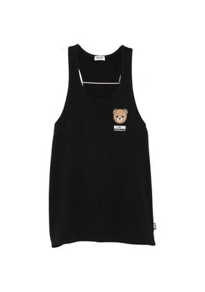 Moschino bear logo vest - Black