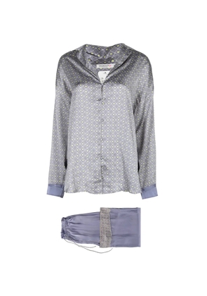 Free People patterned drawstring pajama set - Purple