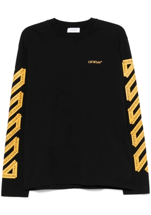Off-White TAPE ARROW SKATE L/S TEE - Black