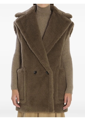 Max Mara Bormida double-breasted gilet - Brown