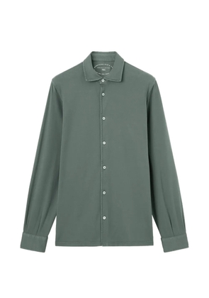 Fedeli long-sleeve knitted shirt - Green