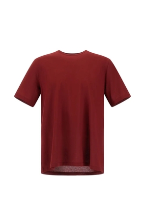 Herno crew-neck short-sleeve T-shirt - Red