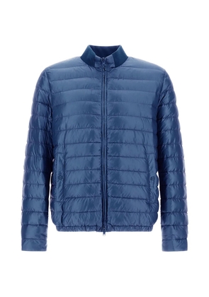 Herno high-neck padded jacket - Blue