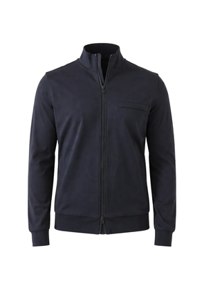 PATRICK ASSARAF zip-fastening sweatshirt - Blue