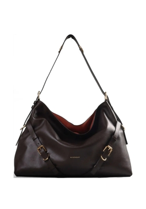 Givenchy buckle strap leather tote bag - Brown