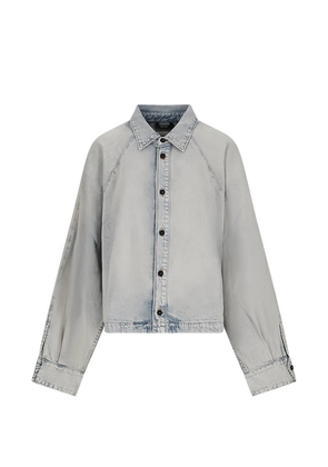 Haikure Keira buttoned denim shirt - Blue