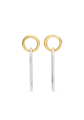 Courrèges Holy Union dangle earrings - Silver