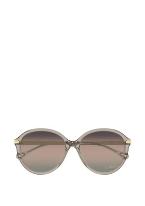 Chloé Eyewear round-frame sunglasses - Brown