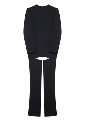 Courrèges Chaps twill jumpsuit - Black