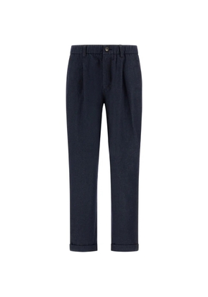 Herno elasticated waist trousers - Blue