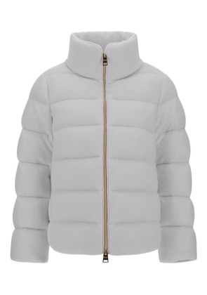 Herno high-neck quilted jacket - Grey